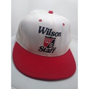 Vintage Pro Line Wilson Staff WS Golf Tennis Fitted 7 1/4 Hat